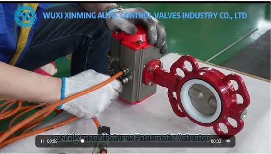 Xm Series Aluminum Alloy Three-Position Pneumatic Actuator